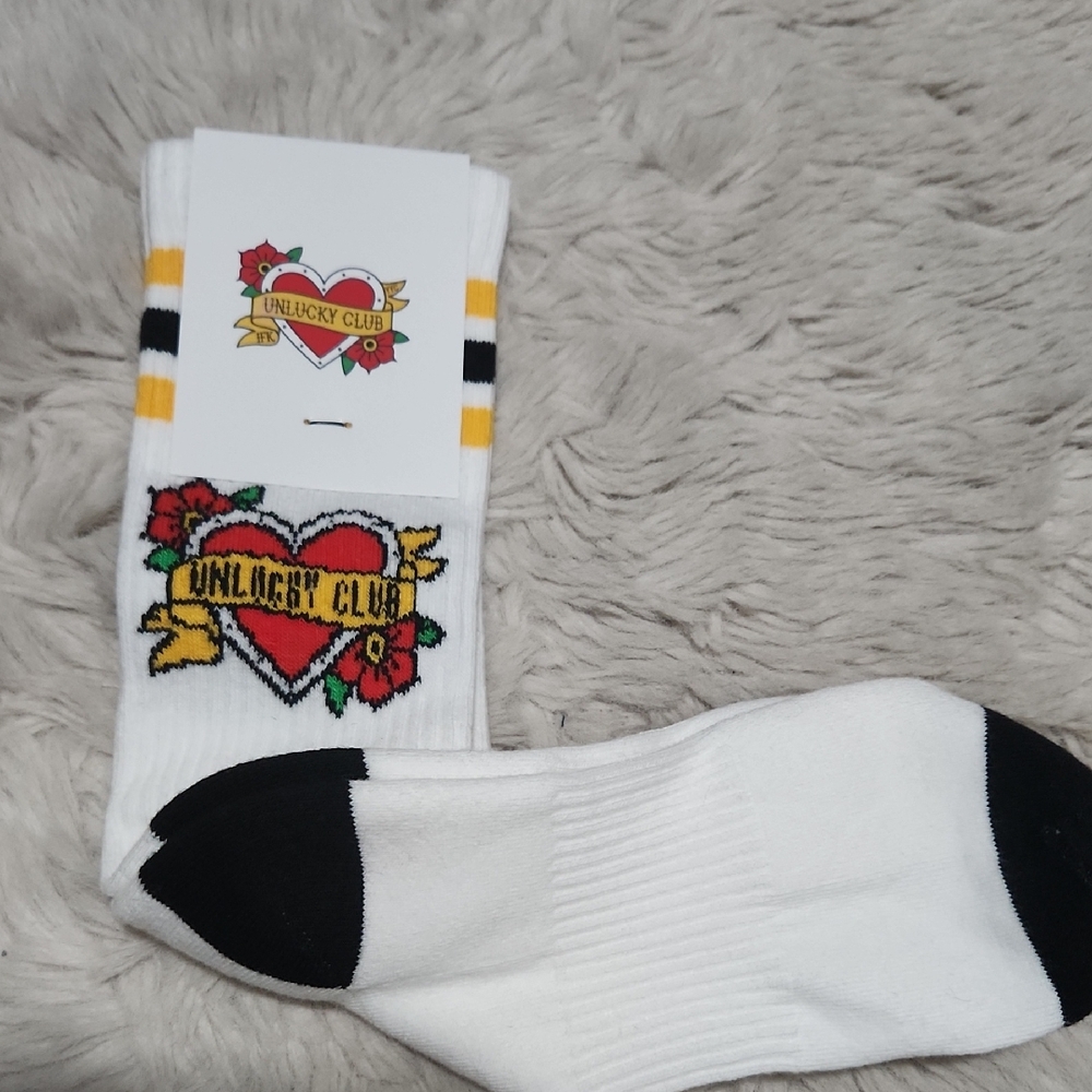 Sock Club NWT 'Unlucky Club' Crew Socks